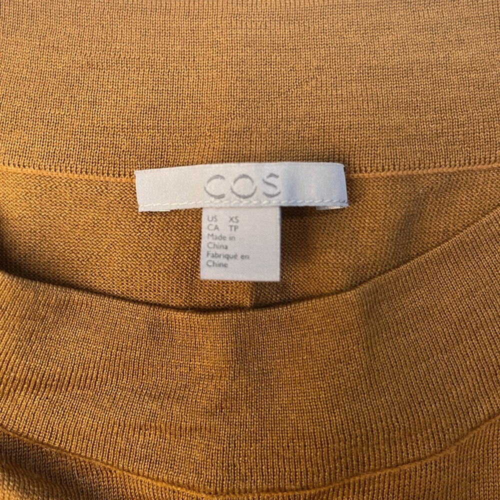 COS dress, wool and silk, size XS.